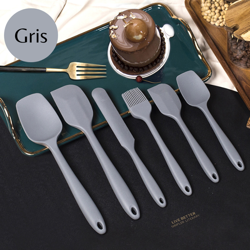 Juego de 6 Espátulas de Silicona