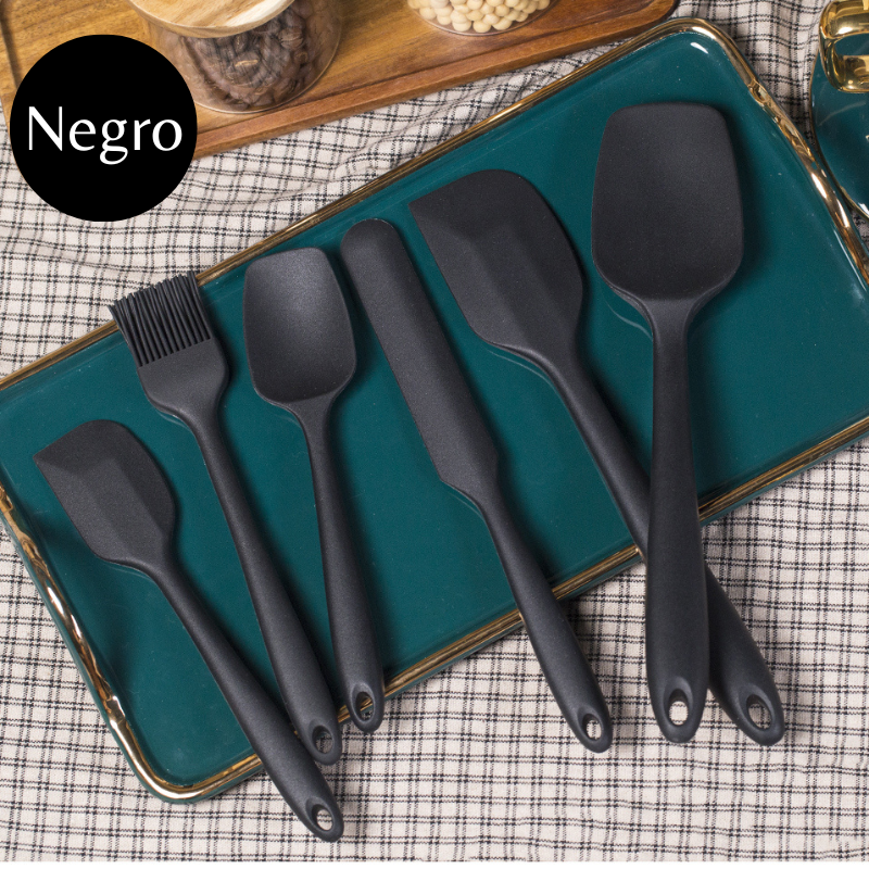 Juego de 6 Espátulas de Silicona