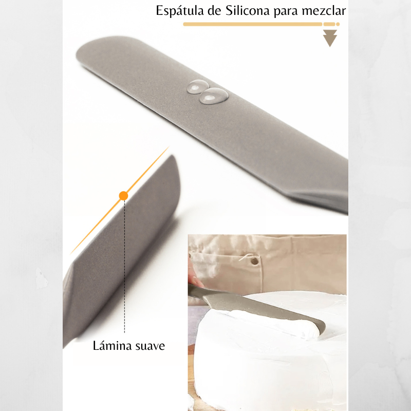 Juego de 6 Espátulas de Silicona